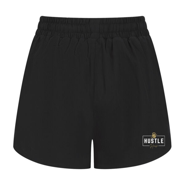 Hustle House  - Ladies Double Layer Sports Shorts Thumbnail